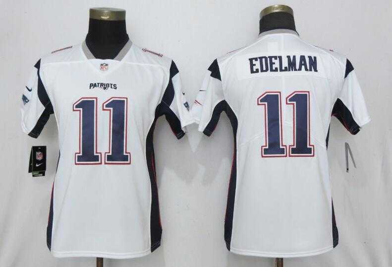 Women Nike Patriots 11 Julian Edelman White Vapor Untouchable Limited Jersey,We sell and wholesale Women Nike Patriots 11 Julian Edelman White Vapor Untouchable Limited Jersey on line form chian!